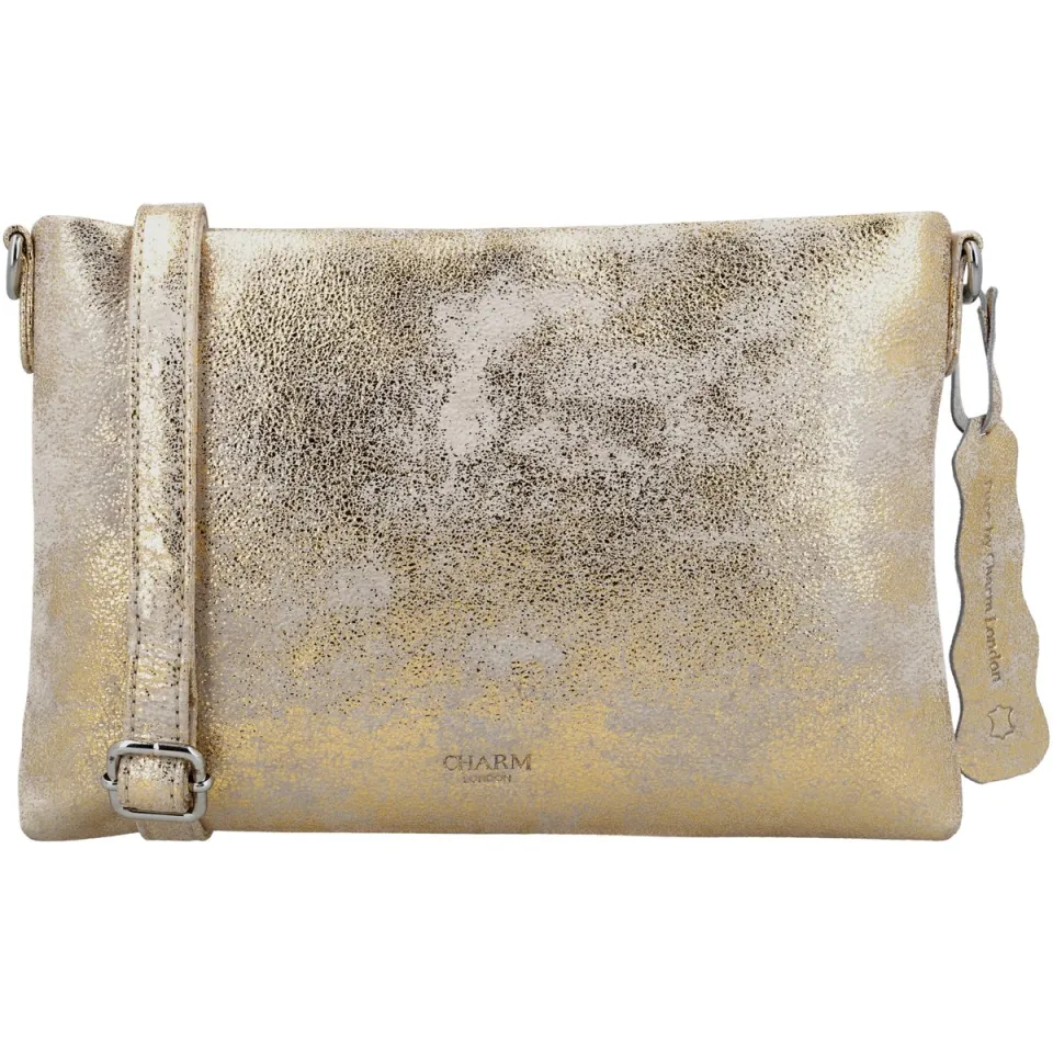 Charm London South Hill crossbody tas goudkleurig, foto 2