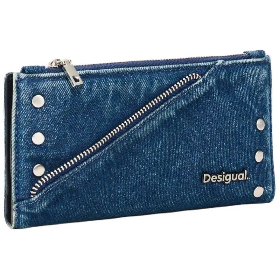 Desigual Mone Centella portemonnee denim blauw, foto 3
