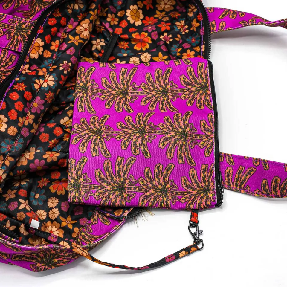 Little Legends Palm Tree Sunset shopper paars, foto 4