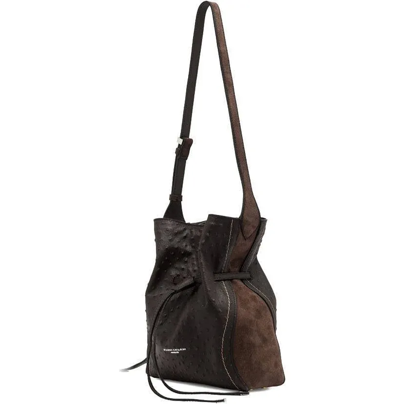 Gianni Chiarini Sienna Bs 12536 schoudertas bruin, foto 4