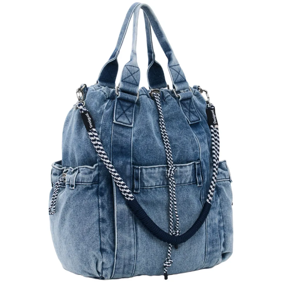 Desigual denim rugzak blauw, foto 2