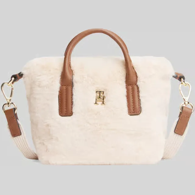 Tommy Hilfiger Popette micro tote tas beige, foto 2