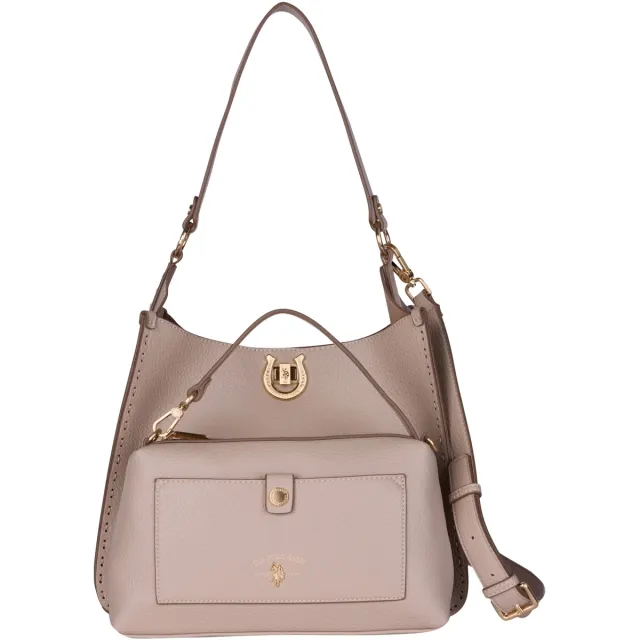 U.S. Polo Assn. Jones schoudertas beige