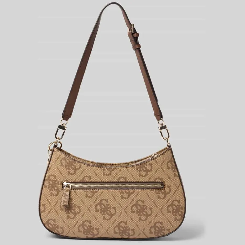 Guess Noelle II schoudertas lichtbruin latte logo / bruin, foto 2
