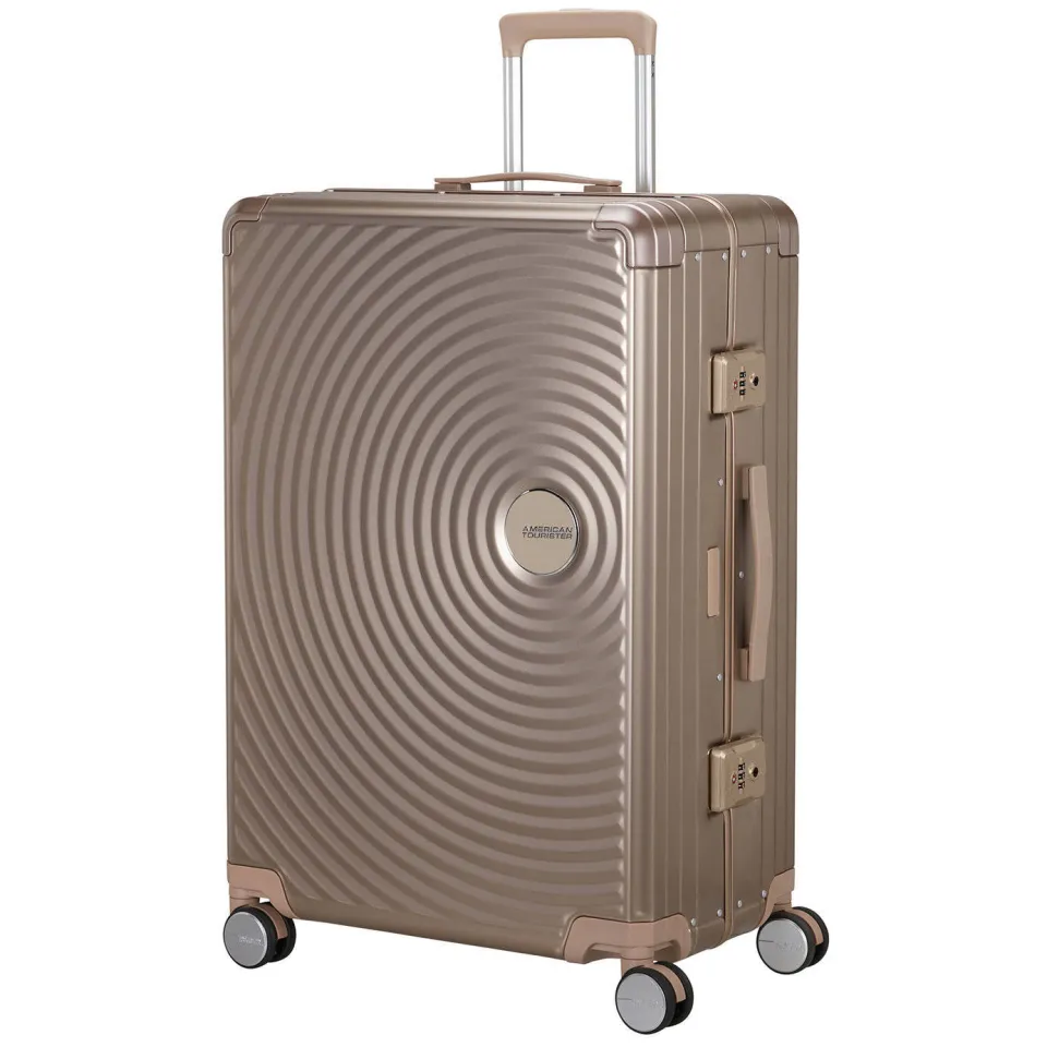 American Tourister trolley Soundbox Alu 77 cm. champagne, foto 4