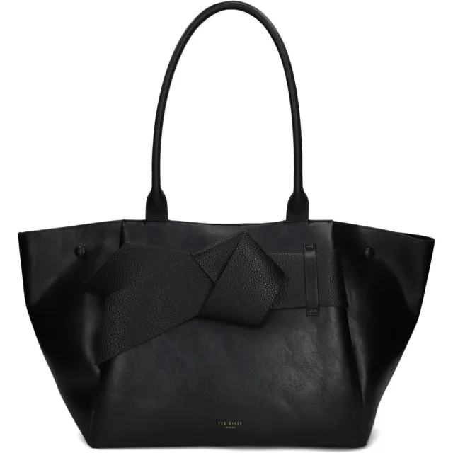 Ted Baker Sophian Knot Bow shopper zwart