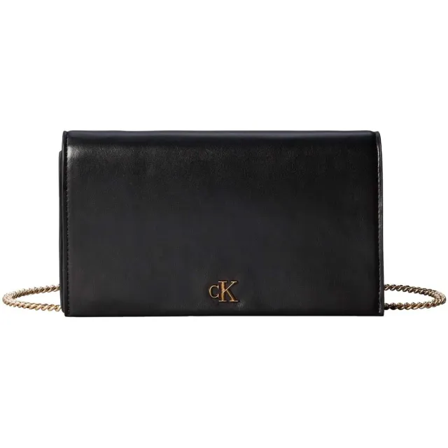 Calvin Klein Ck Wallet On Chain portemonnee zwart