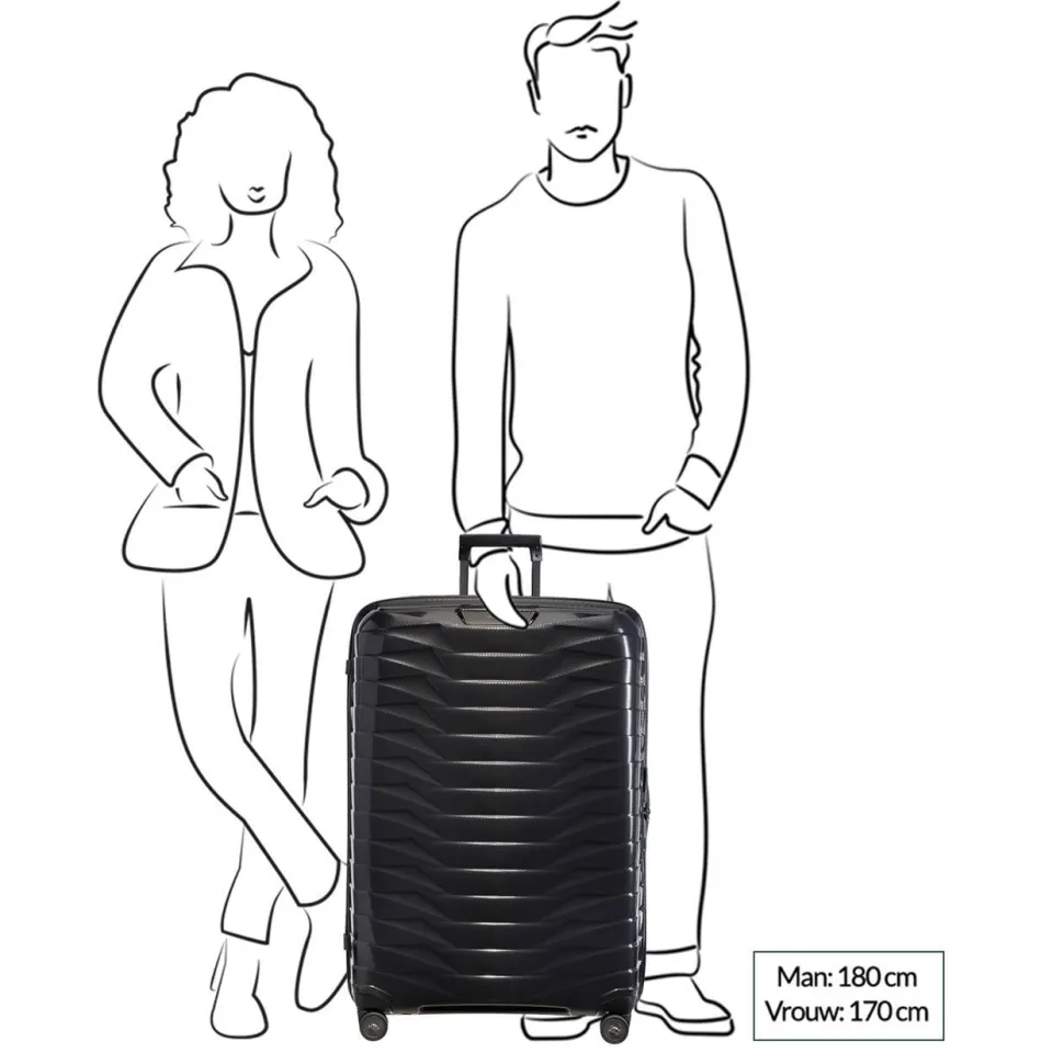 Samsonite C-Lite koffer 81 cm rood, foto 4