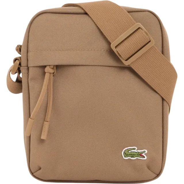 Lacoste Neocroc Vertical Camera Bag schoudertas cookie