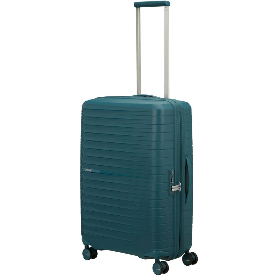 American Tourister Fastforward spinner koffer 68 cm groen, foto 2
