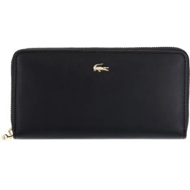 Lacoste NF5521AU Zip Wallet portemonnee zwart