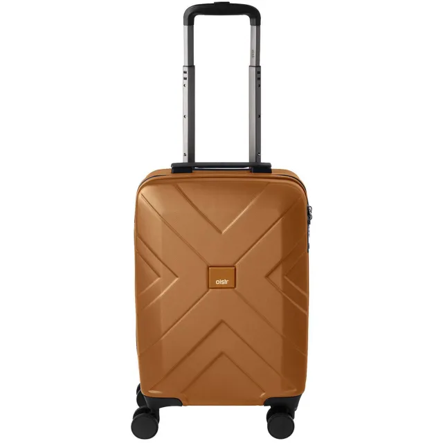 Oistr Napoli handbagage spinner 55 bruin Geel