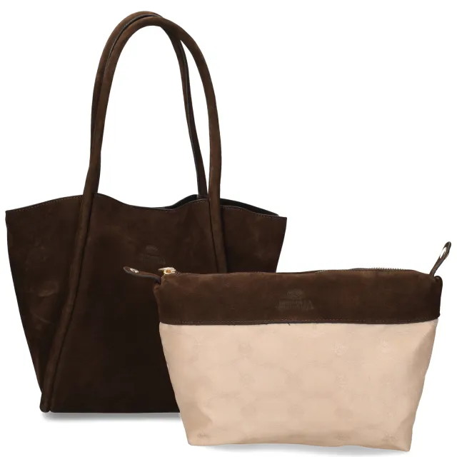 Fred de la Bretoniere Nalani shopper donkerbruin, foto 2