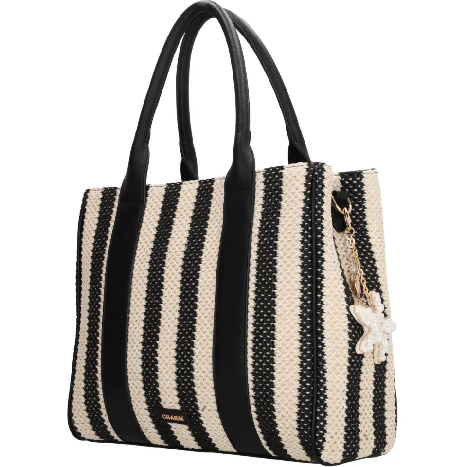 Charm London Capri shopper zwart, foto 2