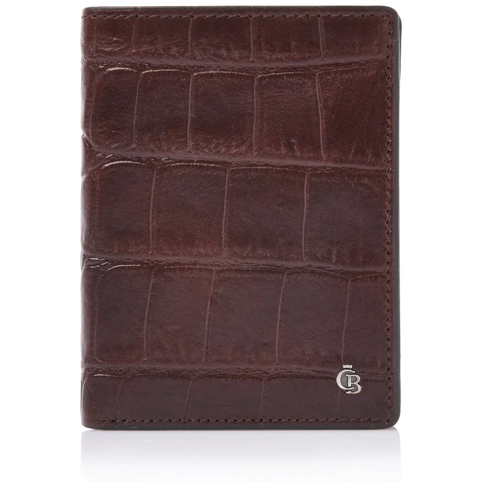 Castelijn & Beerens Croco billfold mocca