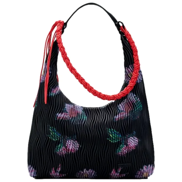 Desigual Zwarte dameshandtas van polyurethaan, foto 2