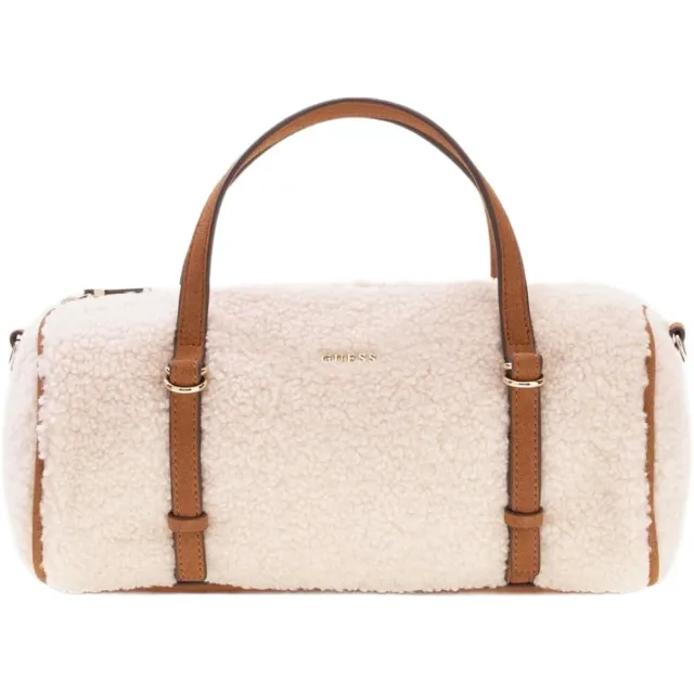 Guess Taylor Mini Barrel Satchel handtas crème