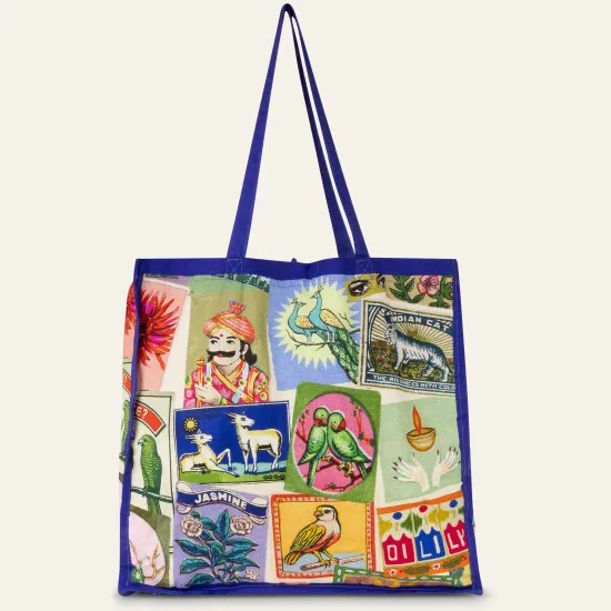 Oilily Surendra shopper Blauw