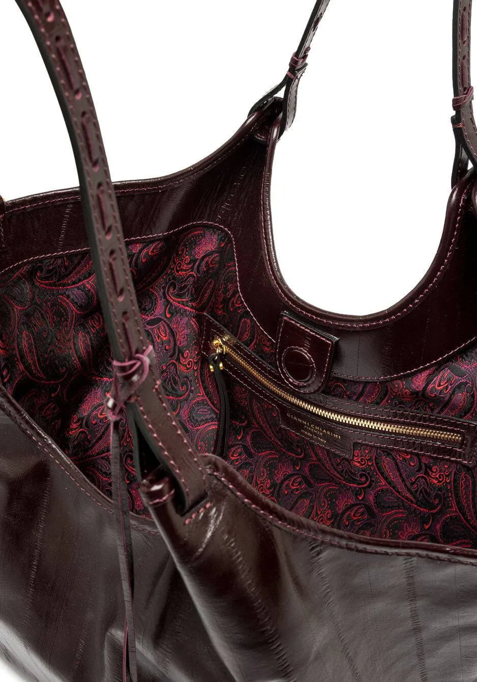 Gianni Chiarini Dua 12680 schoudertas bordeaux, foto 5