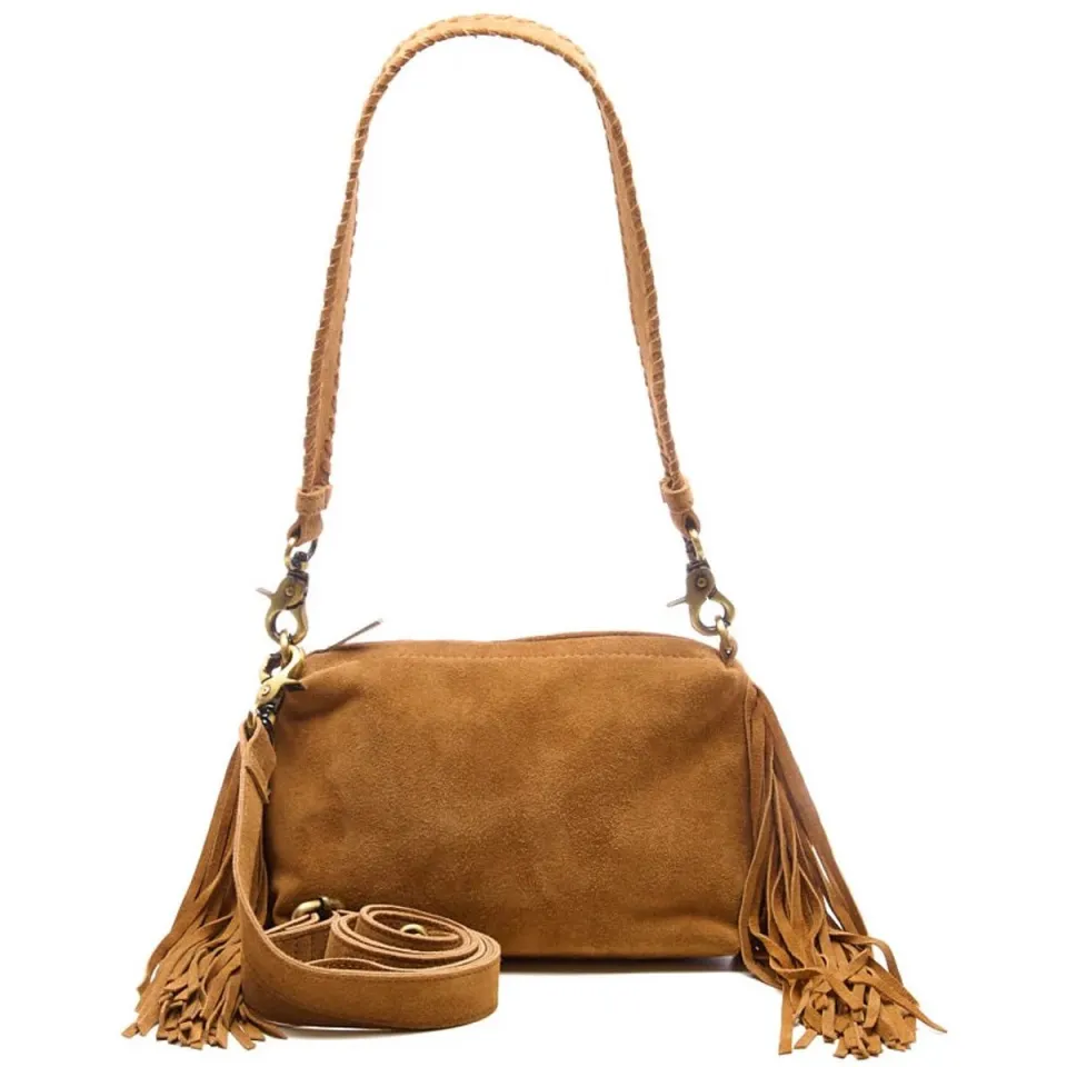 Chabo Bags Stormy Fringes schoudertasje cognac, foto 2