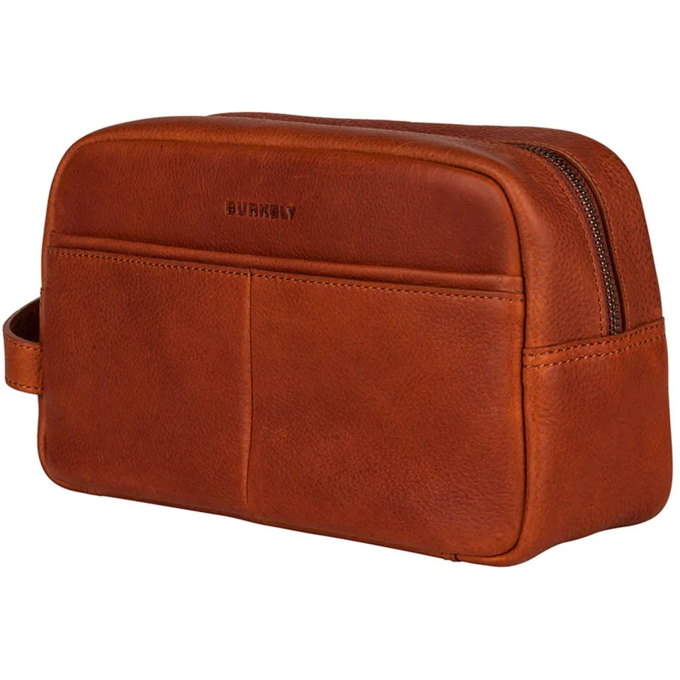 Burkely Antique Avery leren toilettas cognac, foto 3