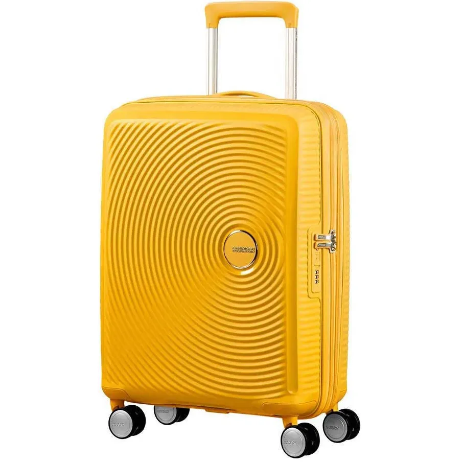 American Tourister Soundbox Spinner 55 reiskoffer geel, foto 4