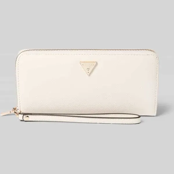 Guess Portemonnee in leerlook model 'Gilda' cream white