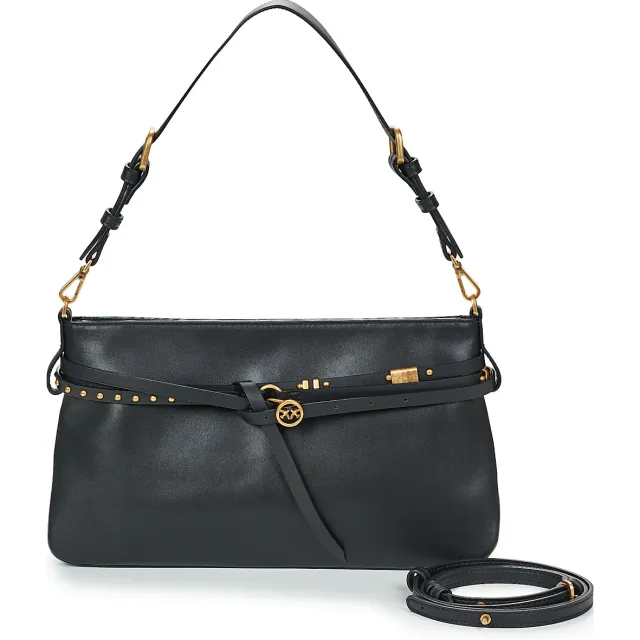 Pinko Handtas Pinko BELT BAG CLASSIC VITELLO Zwart