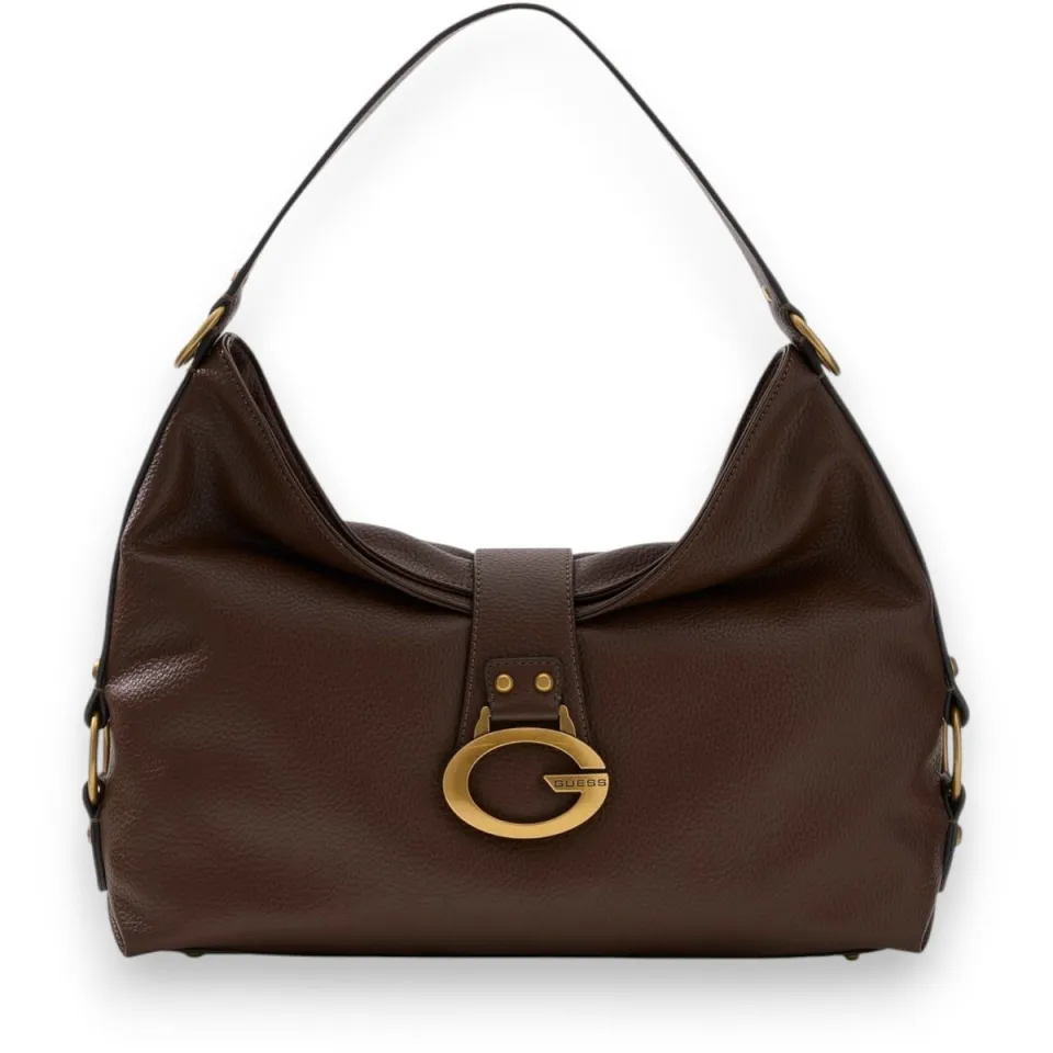 Tas Guess CAMDEN LARGE SHOULDER BAG HWBB93 08020 bruin, foto 2
