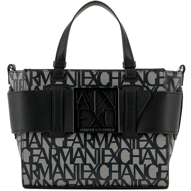 Armani Exchange shopper zwart Beige/Zwart