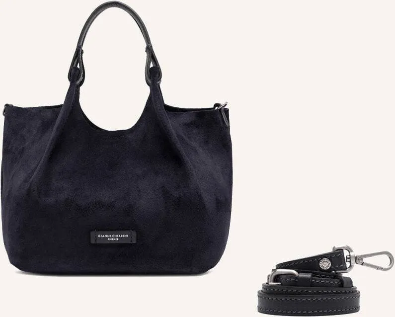 Gianni Chiarini Dua schoudertas donkerblauw, foto 5