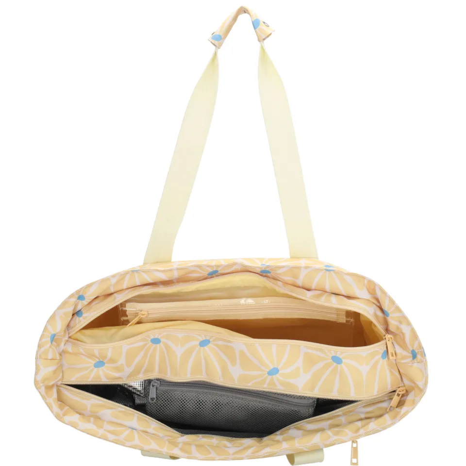 Zebra Trends Sally strandtas retro bloem multi, foto 3