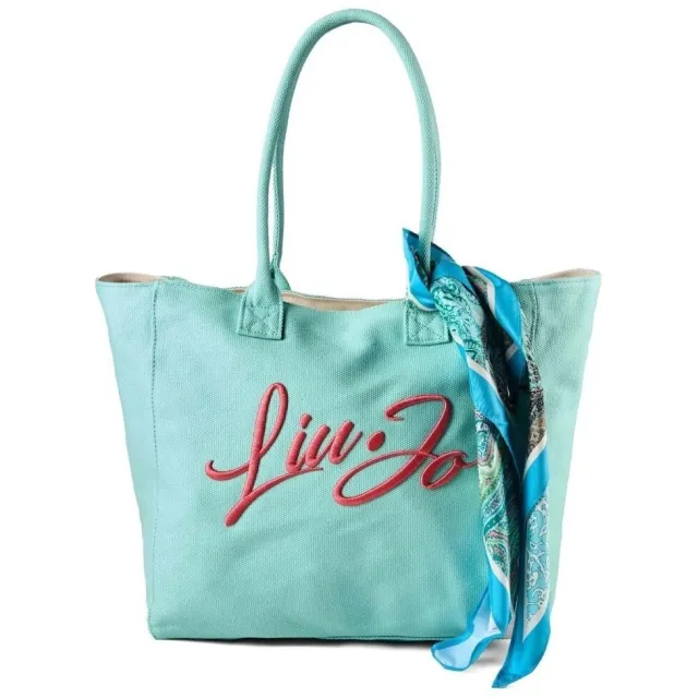 Liu Jo Plentia shopper schoudertas lichtblauw