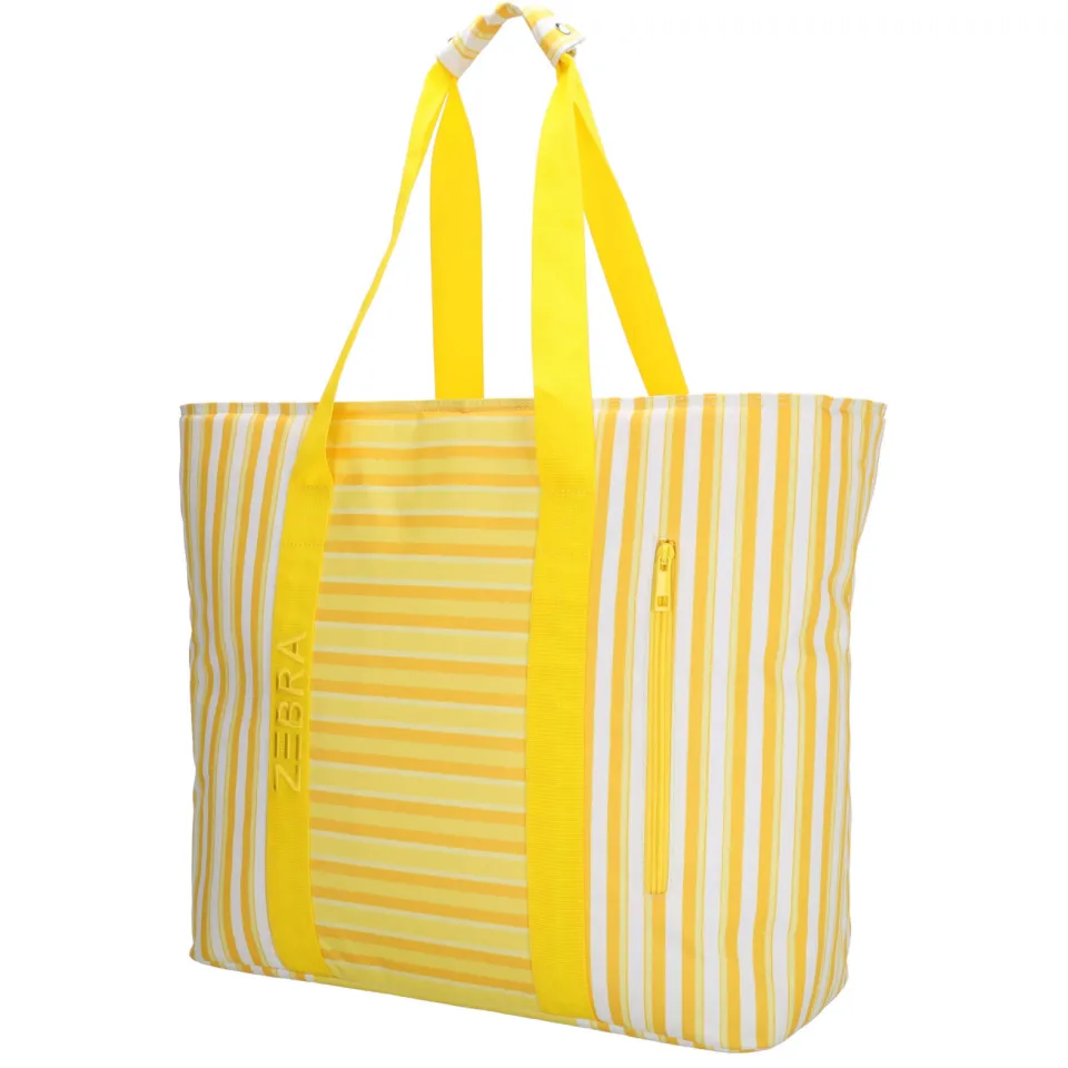 Zebra Trends Sally Deluxe strandtas geel, foto 3