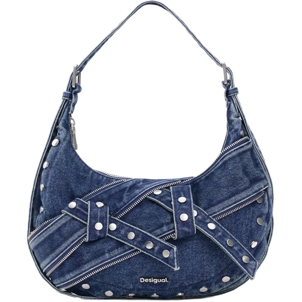 Desigual Centella denim schoudertas blauw, foto 2