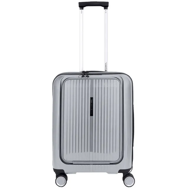 Gabol Brooklyn cabin trolley front pocket zilver