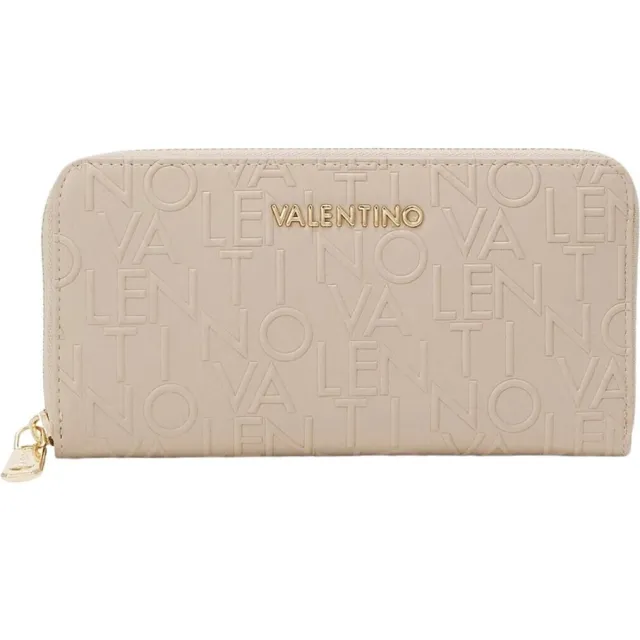 Valentino Bags Donna Zip Around portemonnee beige