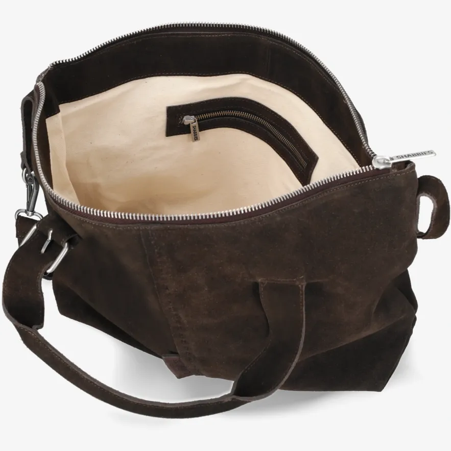 Shabbies Amsterdam Essie Stitched laptoptas donkerbruin, foto 5