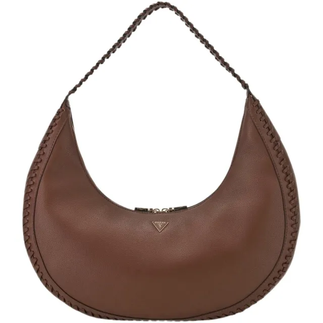 Handtas Guess Petra Hobo bruin