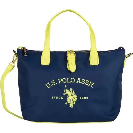 US Polo Assn. US POLO PATTERSON FLUO Tas Dames - Blauw / Geel