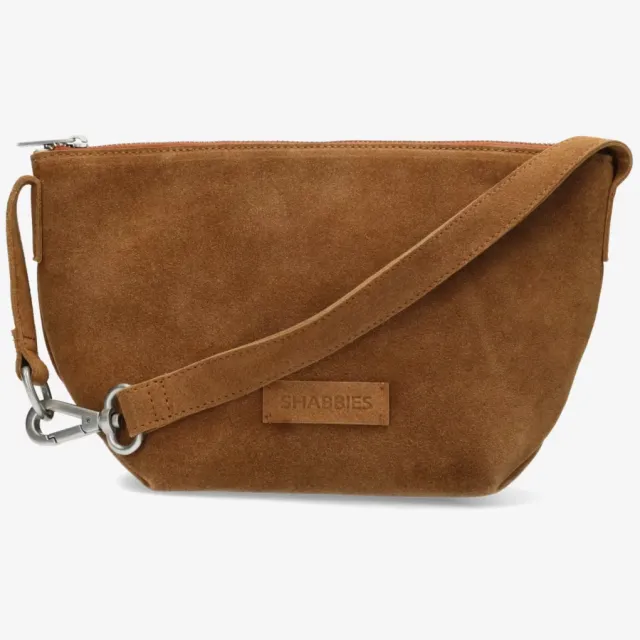 Shabbies Amsterdam Esra crossbody tas cognac Donkerbruin