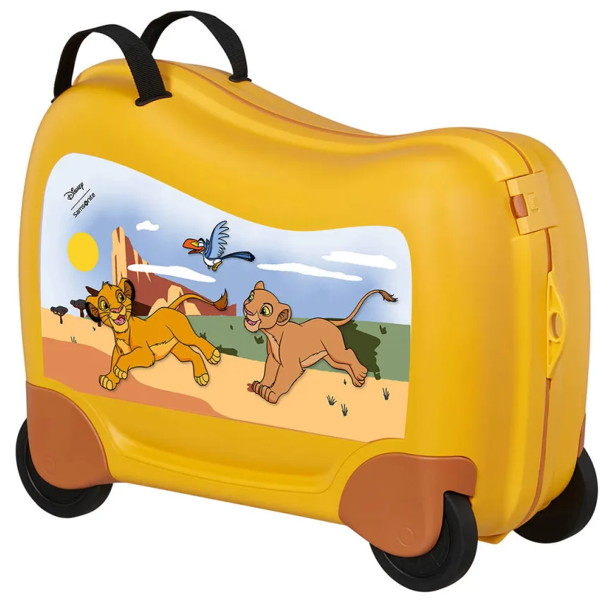 Samsonite Dream2Go Disney Ride-on Simba kinderkoffer geel, foto 2