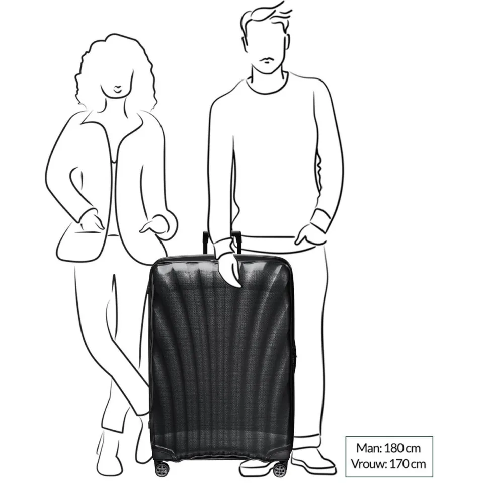 Samsonite C-Lite koffer 86 cm rood, foto 5