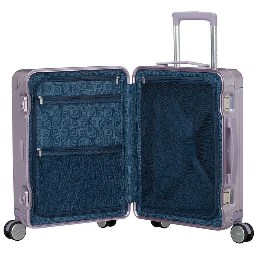 American Tourister Soundbox Alu Spinner 55 koffer paars, foto 2