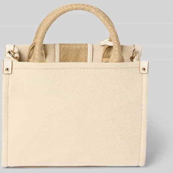 Liu Jo Handtas met labelapplicatie model 'RIDHI' beige, foto 3