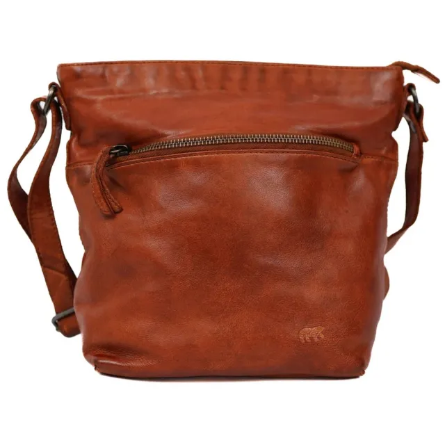 Bear Design Nancy Crossbodytas Medium Dames - Leer - Cognac