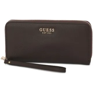 Guess Melody SLG zip around portemonnee met polsband donkerbruin bruin, foto 3