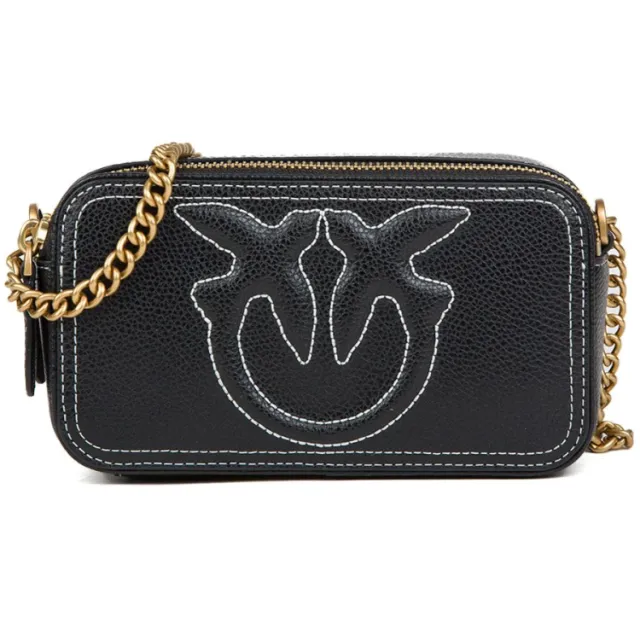 Pinko Carrie Camera Case Mini Schoudertas Zwart