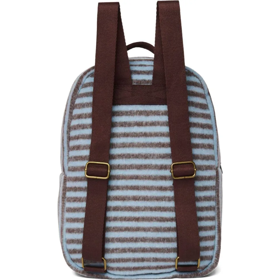 Studio Noos Rugtassen Stripy Wool Midi Backpack Lichtblauw - One size, foto 3