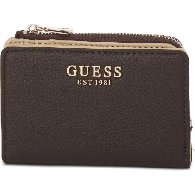 Guess Melody portemonnee card case bruin
